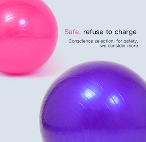 Balle suisse pour l'accouchement Stretching & Core Workout Sports Fitness <span class=keywords><strong>Gym</strong></span> Pvc 55/65/75cm Minceur Exercice Yoga Ball <span class=keywords><strong>avec</strong></span> pompe - Product Image 6
