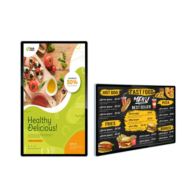 55 Inch Commercial HD Wall Mounted Android Lcd Advertising Display Monitor Digital Signage