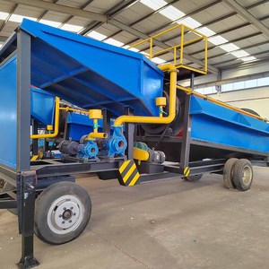 High Recovery Mobile Gold Trommel Processing Plant Alluvial <b>Mining</b> <b>Machine</b> Gold Trommel Processing Plant - Product Image 3