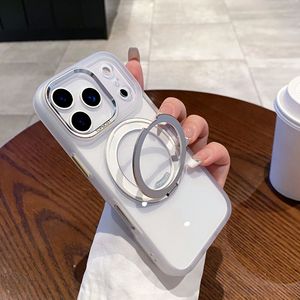 Custodia per telefono più alta con rotazione 360 ad anello magnetico supporto custodia trasparente telaio in metallo con linea d'<span class=keywords><strong>oro</strong></span> per <span class=keywords><strong>IPhone</strong></span> 17 <span class=keywords><strong>Pro</strong></span> <span class=keywords><strong>Max</strong></span> - Product Image 2