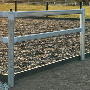 दो रेल ट्रेलिस और गेट के साथ खेत बाड़ के लिए आसान असेंबली पशु घोड़ा पैनल - Product Image 4