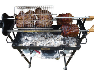 Parrilla Tradicional Griega Chipriota de Carbón y Asador Giratorio para <span class=keywords><strong>Kebab</strong></span>, Parrilla Chipriota para Barbacoa - Product Image 4