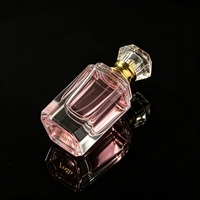 Flacon de parfum transparent de luxe 50 ml pour femme avec boîte, design d'usine 2026, produits de parfumerie, logo personnalisé, Cologne