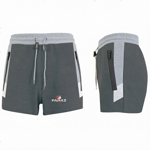 Shorts décontractés pour hommes personnalisés et tendance, shorts de sport de couleur unie pour l'été, prix de gros - Product Image 4