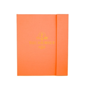 Tùy chỉnh Vàng sắt Clip trình bày bookcloth linen vải Vòng chất kết dính hộp thư mục tập tin với tùy chỉnh - Product Image 3