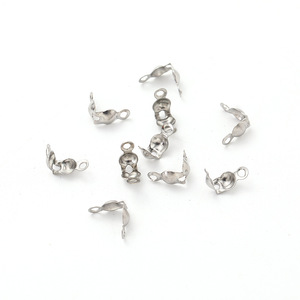 Boucle de bijoux en acier inoxydable, double couche, plaquée or, pour accessoires de chaîne de pendentif DIY - Product Image 3