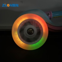 Roues de patins à roulettes LED lumineuses clignotantes en PU de 110 mm, multi-tailles, pour trottinettes, draisennes et vélos – Vente directe usine