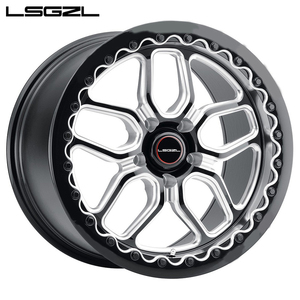 Cerchi Forgiati Beadlock Personalizzati LSGZL 15 17 18 19 20 Pollici Deep Dish 5x114.3 5x120 5x127 per Auto ATV&UTV Mercedes <span class=keywords><strong>Corvette</strong></span> BMW - Product Image 1