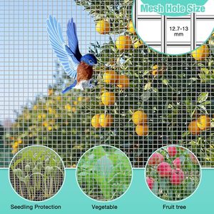 Rollo de Malla Metálica Galvanizada para Roedores, 80 cm x 10 m, Material Soldado, para Jardines de Verduras, Conejos, Cercas, Serpientes, Topos, Mapaches y Ratas - Product Image 5