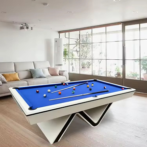 Bàn bi-a thiết kế cao cấp 4-in1convertible cho kích thước tiêu chuẩn nhà với phụ kiện ăn uống Cue chân gỗ rắn đá đệm - Product Image 5