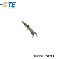 Connecteurs à sertir rectangulaires femelles TE 770903-1, 18-22 AWG, étain, contacts multi-usages pour l'automobile