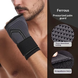 Protection des poignets pour sports de plein air, musculation, fitness, protection respirante des paumes, protège-mains tricotés - Product Image 3
