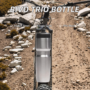 Botella de Agua para Bicicleta Bivo Trio de 21 oz, Duradera, Aislada, de Acero Inoxidable, Compatible con Porta Botellas, Apta para Lavavajillas, Mantiene las Bebidas Frías, 12+ - Product Image 2