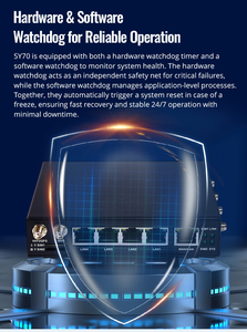 Ingresso a tensione ampia per guida DIN da 9V a 60V CC, ampia gamma di temperatura (-30°C) ° Da C a 75 ° Router Industriale 5G Dual SIM con Failover - Product Image 6