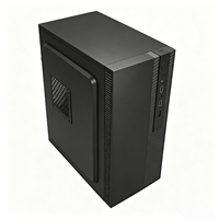 Tour de PC de bureau durable compatible M-ATX ITX, 4 emplacements PCI, 3 disques durs, 1 SSD, nombreuses positions d'installation de ventilateurs, accessoire pour PC.