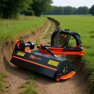 Coupe-bordures industriel Tmg à décalage latéral de 60 pouces, tondeuse à fléaux pour tracteur de 30 à 60 CV, machine agricole pour l'entretien des talus - Product Image 2