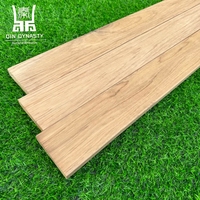 Plancher en bois massif de chêne chinois de haute qualité, naturel, écologique, modifié thermiquement, haute durabilité, bois dur durable