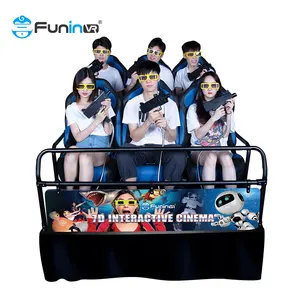 Blue film www VR animal women movie and mini 5d cinema theater Attractive Experience Game Simulator 9D cinema Shooting Game