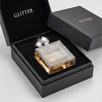 Flacon de parfum rechargeable en verre 30ml 50ml 100ml, avec logo personnalisé, boîte carrée imprimée mate – Vente chaude