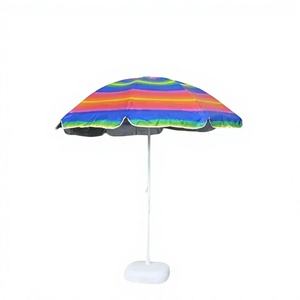 Parasol de plage arc-en-ciel anti-UV avec mécanisme d'inclinaison, sans PFAS, certifié REACH, robuste, résistant au vent, portable, pour l'extérieur, vente en gros - Product Image 3
