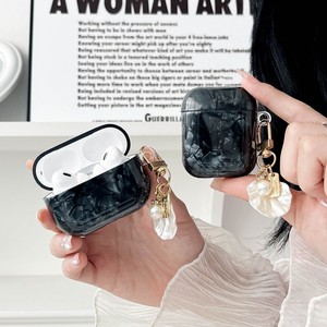 2024 coque noire motif écouteur couverture pour <span class=keywords><strong>AirPods</strong></span> 4 Pro 4th génération <span class=keywords><strong>ANC</strong></span> étui porte-clés téléphone portable accessoire manchon pour - Product Image 1