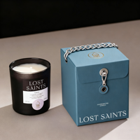 Boîte-cadeau de bougie d'aromathérapie papier cartonné blanc imprimé personnalisé emballage en carton de conception d'avion en petits lots boîtes en papier personnalisées