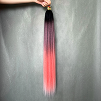 D.S Hair Extensions de cheveux humains invisibles en plumes de 18 à 26 pouces, qualité vierge européenne, qualité salon