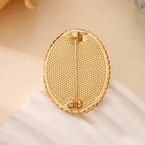 Rose Corsage Brooch Alloy Eco-friendly Plating Customized Gift for Women's Suits-Wedding Engagement <b>Fashion</b> <b>Accessory</b> - Product Image 2