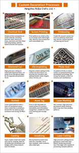 Targhette Personalizzate Certificato BSCI/ISO - Codice QR e Numero di Serie Incisi per Clienti Globali - Product Image 4