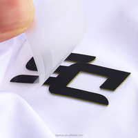 Étiquette en silicone 3D double couche personnalisée, logo, étiquette thermocollante, impression d'autocollants, applique pour t-shirts, prix d'usine, étiquette pour vêtements