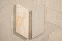 Parquet combiné européen moderne pour salon motif hexagonal chêne lisse multicouche flottant brossé