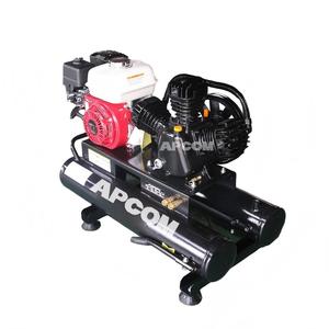 Compresseur d'air à piston alimenté à l'essence APCOM, 5,5 CV, réservoir de 100 L, compresseur industriel stationnaire - Product Image 3