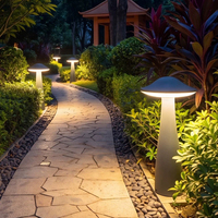 Lampes à LED en aluminium étanches IP65 pour allées de jardin, lampes champignon, lampes de jardin en aluminium de haute qualité