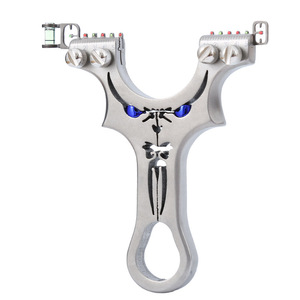 Meslek fabrikada güçlü balıkçılık lazer sapan paslanmaz çelik topu çekim kuş avlanma sapanı yay ve oklar - Product Image 6