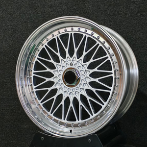 Jantes forgées Deep Dish 2 pièces pour BMW M2 M3 E90 G87 style Super <span class=keywords><strong>RS</strong></span> 17 18 19 pouces 5x120 5x112 5x114.3 4x100 Chrome - Product Image 1