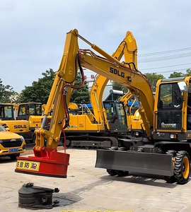 Excavadora Hidráulica de Ruedas Económica con Motor Yuchai EA795H para Construcción y Paisajismo, Alta Potencia de Excavación, Bajo Precio - Product Image 3
