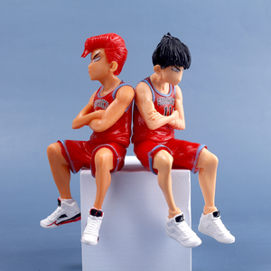 Sakuragi aux cheveux roux et <span class=keywords><strong>Rukawa</strong></span> aux cheveux noirs Figurines d'action de basket-ball 3D: Duo dynamique pour les amateurs de sport et de collection - Product Image 6