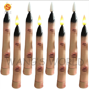 Halloween doigt LED <span class=keywords><strong>lampe</strong></span> fantôme nouveaux accessoires décoratifs bougie artificielle en plastique pour <span class=keywords><strong>maison</strong></span> hantée atmosphère horreur - Product Image 1