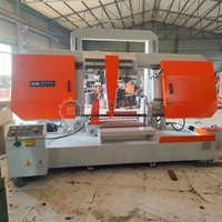 Scie à ruban CNC à haute productivité pour la découpe des métaux avec lame de scie à ruban métallique et tête pivotante