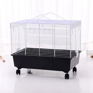 Gabbia Deluxe per Criceti con Base Profonda, Gabbia in Filo Metallico Dorato per Porcellini d'India e Altri Animali Domestici - Product Image 3