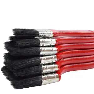 BIYU High Quality Bristle Paint Brush With Red Wooden Handle