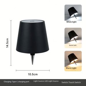 Lampe de table LED personnalisable avec logo, rechargeable, à trois niveaux d'ambiance, à brancher, en forme de bouteille de vin, pour bars, fêtes, mariages, anniversaires - Product Image 2