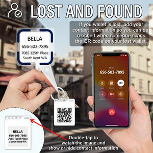 Nouvelle étiquette de suivi PhotoTag E Ink BT compatible avec Find My, localisateur de clés intelligent et de objets, affichage d'image personnalisé, étiquettes de bagages - Product Image 4