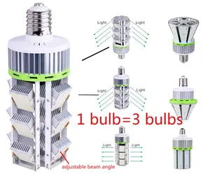 Lampu led jagung Super terang 150lm/w 5 tahun garansi 2200K 2700K 3000K 4000K 5000K 6000K IP65 E40 E39 E27 E26 dengan ce 20w