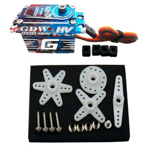 GDW IPX893 <span class=keywords><strong>Dragon</strong></span> blanc boîtier de direction numérique 36KG couple étanche métal moteurs voiture de course RC modèle chenille accessoires - Product Image 1