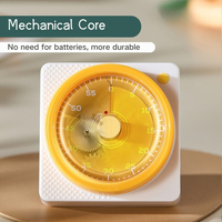 Neuer Mechanischer Timer Küchen-Kochtimer Visueller Zeitmanagement-Alarm Countdown-Uhr Magnetisch