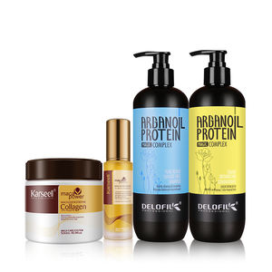 Karseell Ensemble de soins capillaires de luxe personnalisé Masque capillaire au collagène protéiné organique Sérum capillaire à l'huile Shampooing et après-shampooing de marque privée - Product Image 1