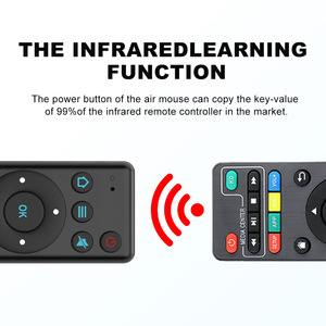 M5 BTリモートコントロールエアマウス15キーABS学習コード付き<span class=keywords><strong>Android</strong></span> TVボックスシンプルスタイルホームプロジェクター1年保証価格 - Product Image 4