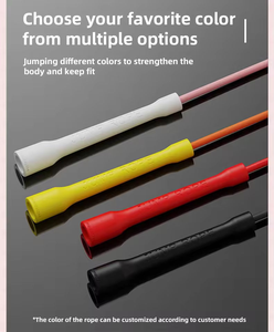 Cuerda para Saltar con Rodamientos de Bolas, Cuerda de Velocidad Rápida con Cable y Asas de Espuma Viscoelástica, Ideal para Hacer <span class=keywords><strong>Ejercicio</strong></span>, 3M*5mm/6mm - Product Image 6