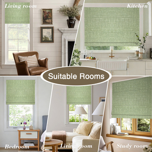 अनुकूलित कॉर्नलेस स्वचालित रोल अप इनडोर ब्लैकआउट विंडो शेड इलेक्ट्रिक रोलर अंधा मोटर चालित स्मार्ट रोमन रंग - Product Image 6